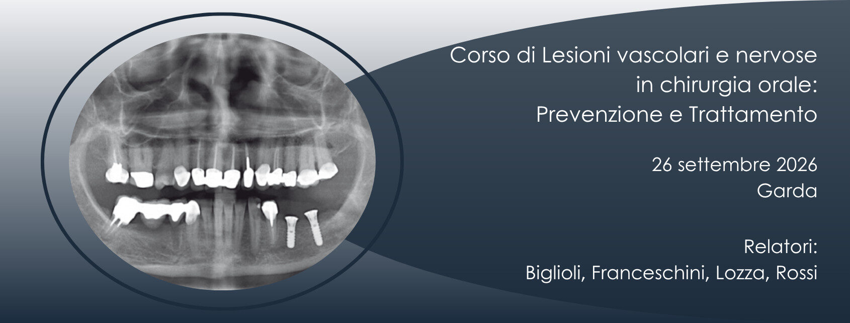 Corso biglioli lesioni nervose e vascolari 26 settembre 2026 Garda