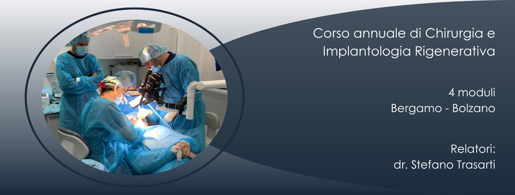 corso annuale implantologia e chirurgia rigenerativa trasarti