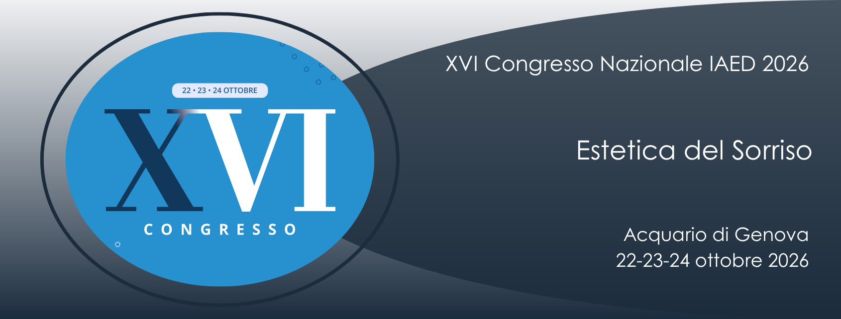 XVI Congresso Nazionale IAED 2026 Genova
